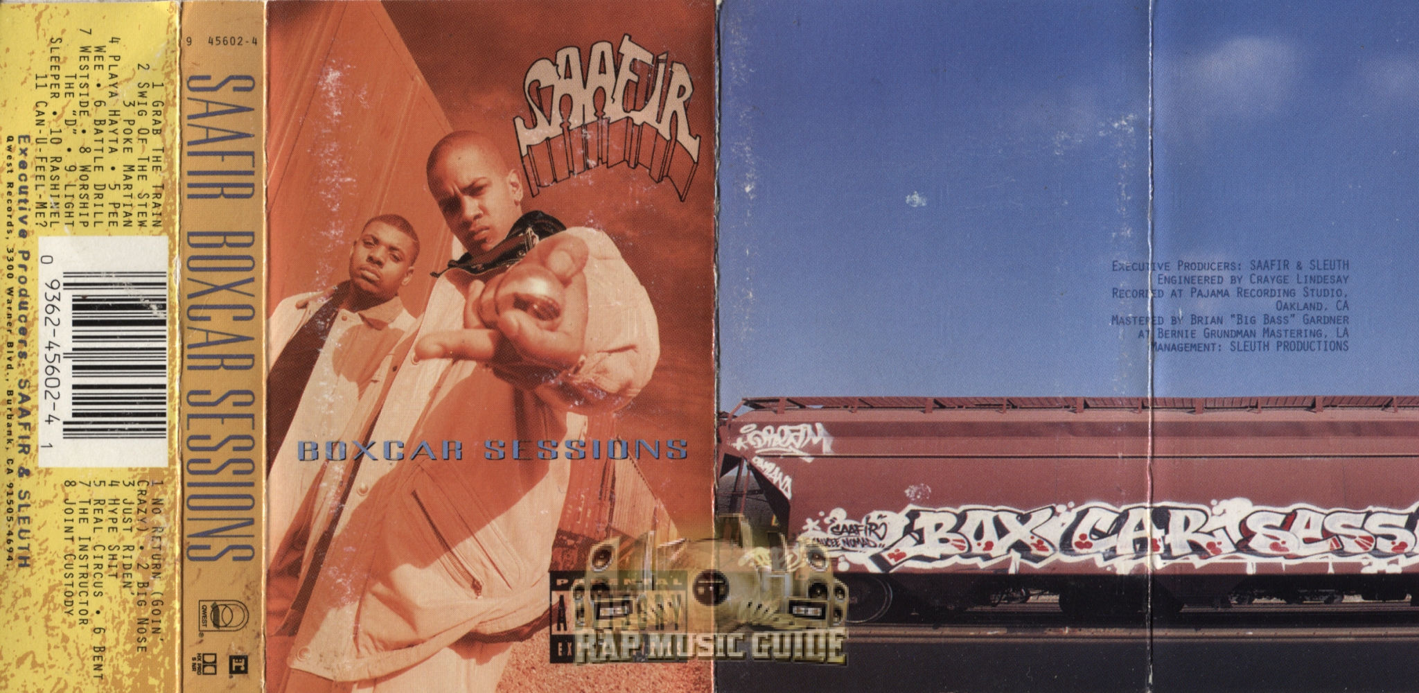 Saafir - Boxcar Sessions: Cassette Tape | Rap Music Guide